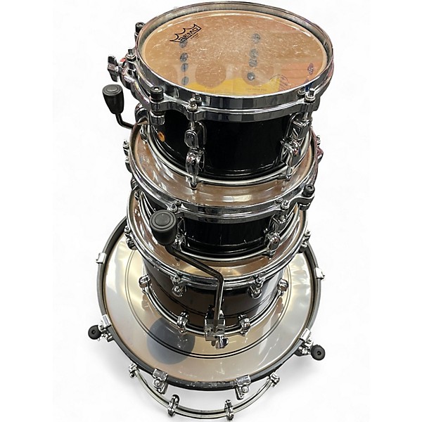 Used TAMA 4 Piece Starclassic black diamond Drum Kit