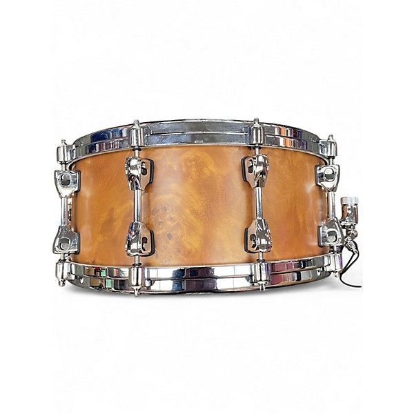 Used TAMA 6X14 Starphonic Snare mappa burl Drum