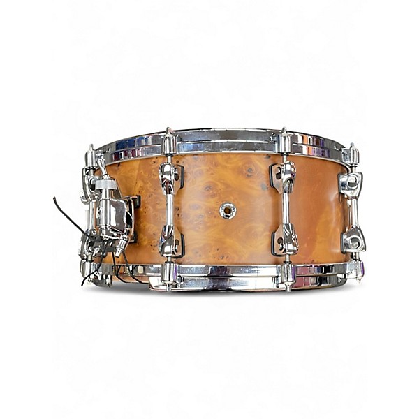 Used TAMA 6X14 Starphonic Snare mappa burl Drum