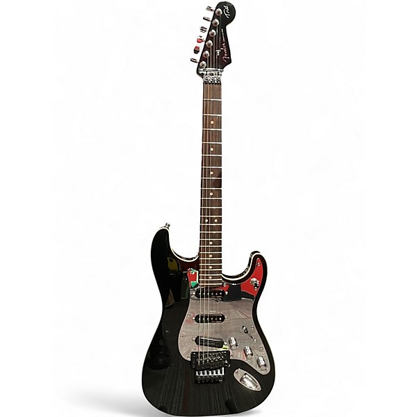 Used Fender Tom Morello Soul Power Stratocaster Black Solid Body Electric Guitar