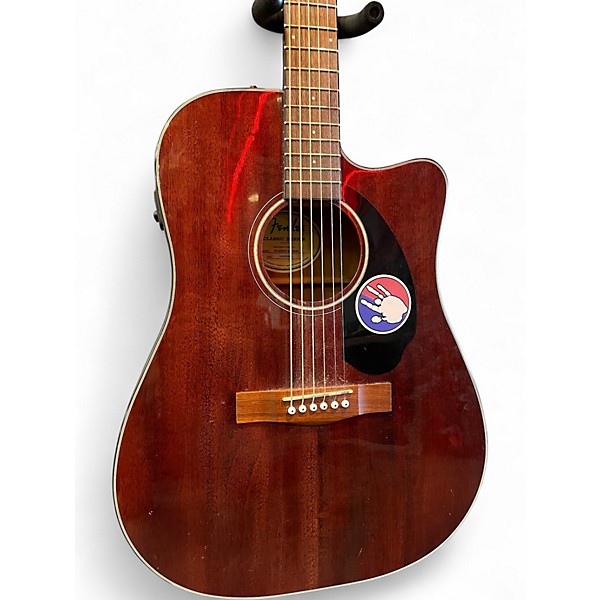 Used Fender CD60SCE Mahogany Acoustic Electric Guitar