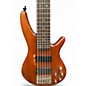 Used Ibanez SR496 Natural Electric Bass Guitar