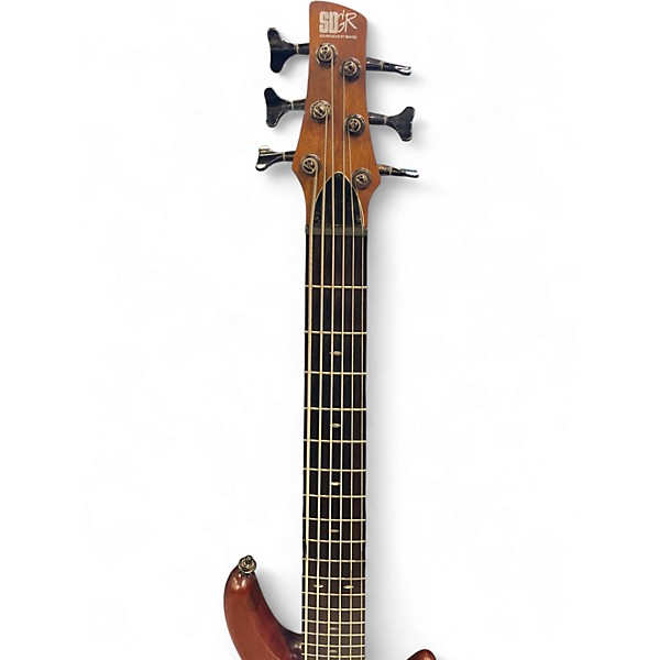 Used Ibanez SR496 Natural Electric Bass Guitar