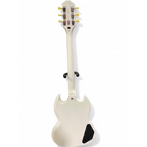 Used Epiphone SG Standard Left Handed White Electric Guitar