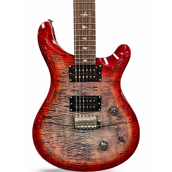 Used PRS SE Custom 24 CHARCOAL CHERRY BURST Solid Body Electric Guitar
