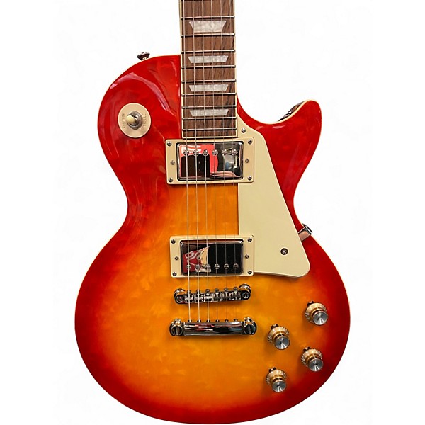 Used 2022 Epiphone  LES PAUL STANDARD Cherry Sunburst Solid Body Electric Guitar