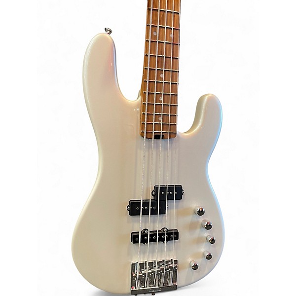 Used Charvel Pro Mod San Dimas PJ V Platinum Pearl  Electric Bass Guitar