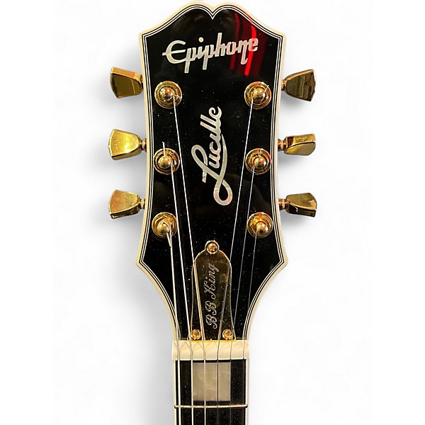Used Epiphone BB King Lucille Ebony Hollow Body Electric Guitar