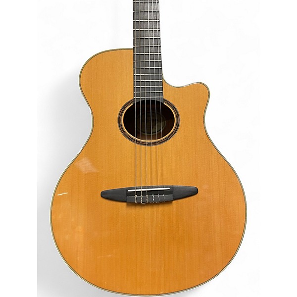 Used Yamaha APX5NA Natural Classical Acoustic Electric Guitar