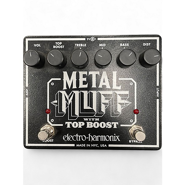 Used Electro-Harmonix XO Metal Muff with Top Boost Distortion Effect Pedal