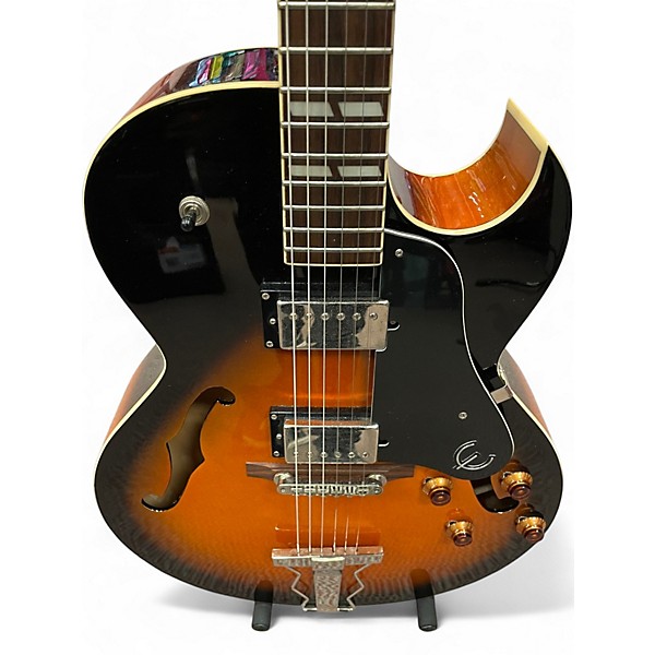 Used Epiphone ES175 Vintage Sunburst Hollow Body Electric Guitar