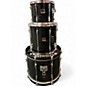 Used Yamaha 3 Piece Stage Custom Black Drum Kit