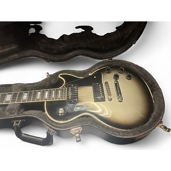 Used Gibson Les Paul Custom Silverburst Solid Body Electric Guitar