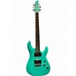 Used 2021 Schecter Guitar Research C-6 Deluxe Satin Aqua Solid Body Electric Guitar thumbnail