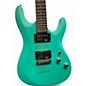 Used 2021 Schecter Guitar Research C-6 Deluxe Satin Aqua Solid Body Electric Guitar