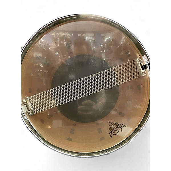 Used Pearl 6.5X14 DENNIS CHAMBERS SIGNATURE WHITE Drum