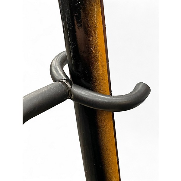 Vintage 1960s Silvertone 1448 Black and White Solid Body Electric Guitar