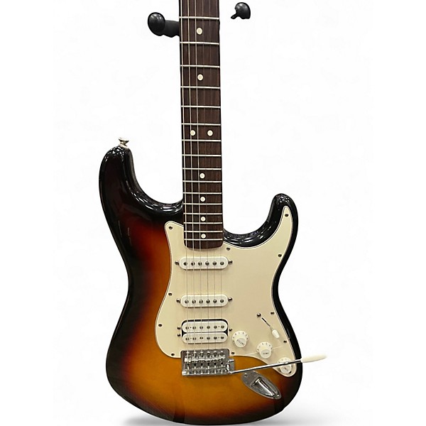 Used Fender Player Stratocaster HSS 2 Tone Sunburst Solid Body Electric Guitar