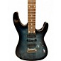 Used Harley Benton PRO SERIES Blue Solid Body Electric Guitar