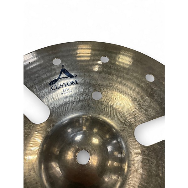 Used Zildjian 14in A Custom EFX Crash Cymbal