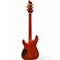 Used Schecter Guitar Research C1 ELITE DIAMOND SERIES Orange Solid Body Electric Guitar