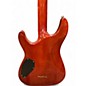 Used Schecter Guitar Research C1 ELITE DIAMOND SERIES Orange Solid Body Electric Guitar