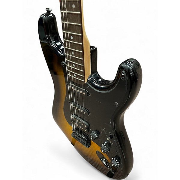 Used Squier Bullet Stratocaster HSS 2 Tone Sunburst Solid Body Electric Guitar