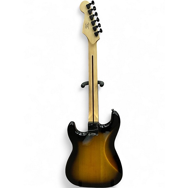 Used Squier Bullet Stratocaster HSS 2 Tone Sunburst Solid Body Electric Guitar
