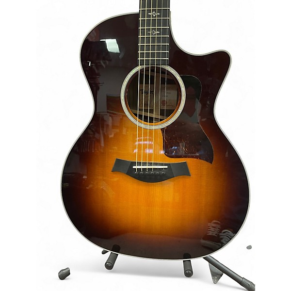 Used Taylor 414CER V-Class Sunburst Acoustic Electric Guitar