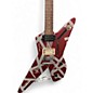 Used EVH Striped Series Shark Burgundy Solid Body Electric Guitar