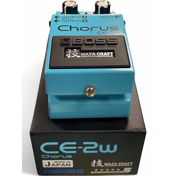 Used BOSS CE2W Waza Craft Chorus Effect Pedal