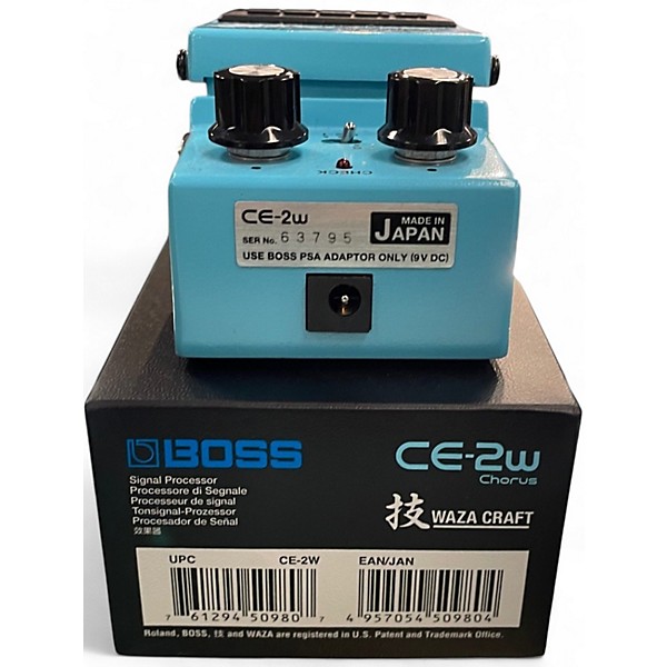 Used BOSS CE2W Waza Craft Chorus Effect Pedal