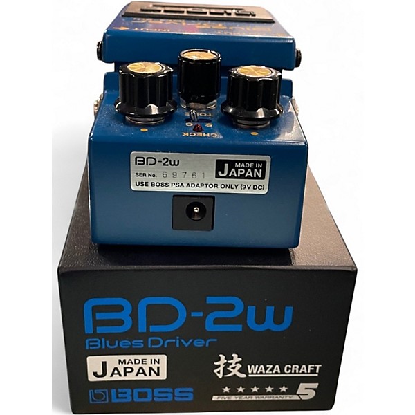 Used BOSS BD2W Blues Driver Waza Craft Effect Pedal