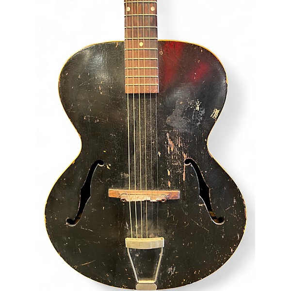 Vintage 1950s Gibson L-48 Archtop Ebony Acoustic Guitar
