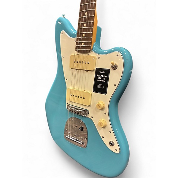 Used 2025 Fender Player II Jazzmaster Aquatone Blue Solid Body Electric Guitar
