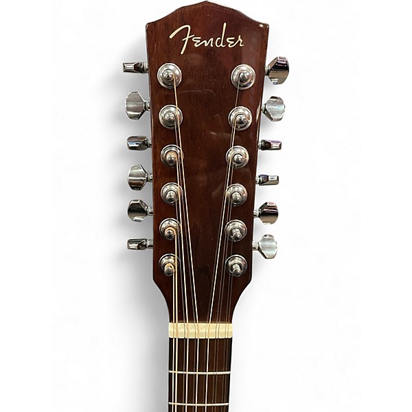 Used Fender CD140SCE Natural 12 String Acoustic Electric Guitar
