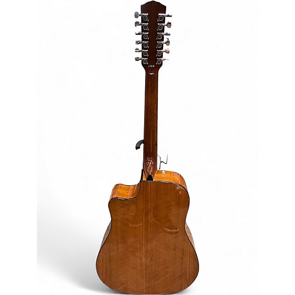 Used Fender CD140SCE Natural 12 String Acoustic Electric Guitar