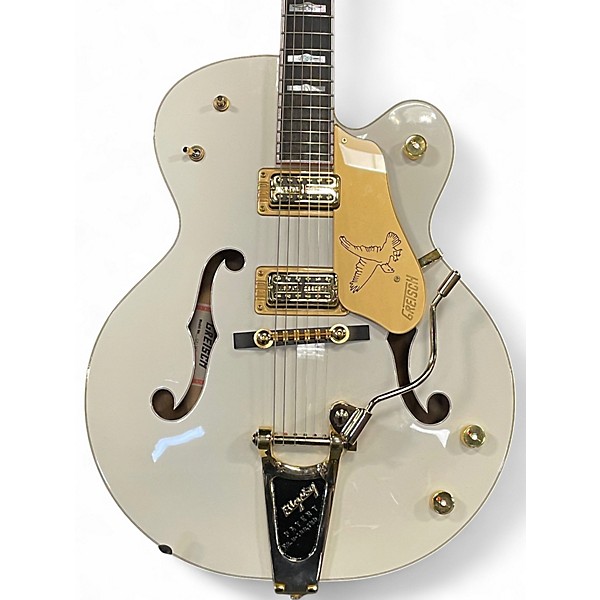 Used Gretsch Guitars G6136T White Falcon Bigsby Alpine White Hollow Body Electric Guitar