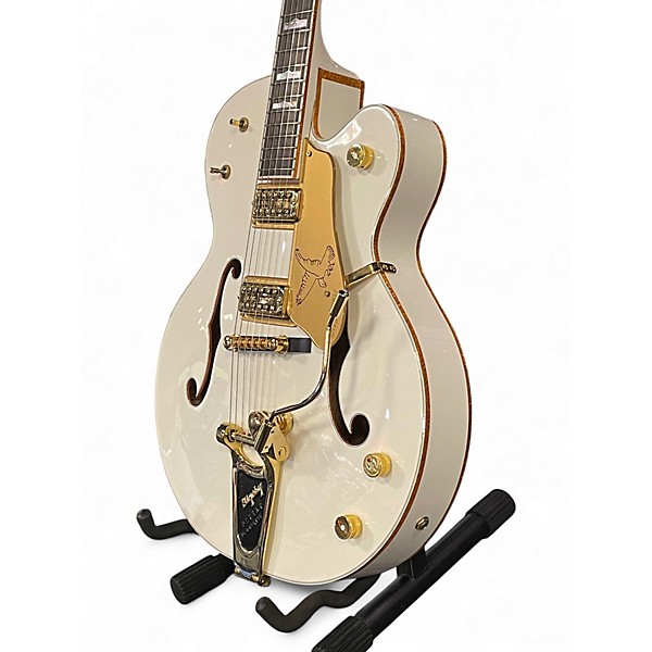 Used Gretsch Guitars G6136T White Falcon Bigsby Alpine White Hollow Body Electric Guitar