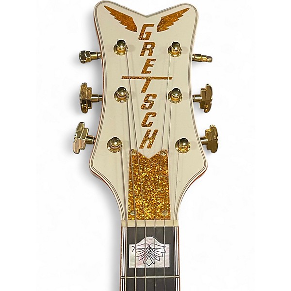 Used Gretsch Guitars G6136T White Falcon Bigsby Alpine White Hollow Body Electric Guitar