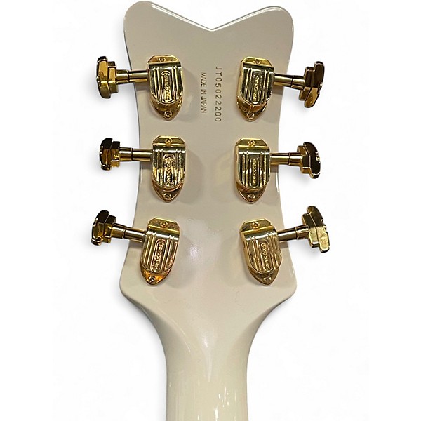 Used Gretsch Guitars G6136T White Falcon Bigsby Alpine White Hollow Body Electric Guitar