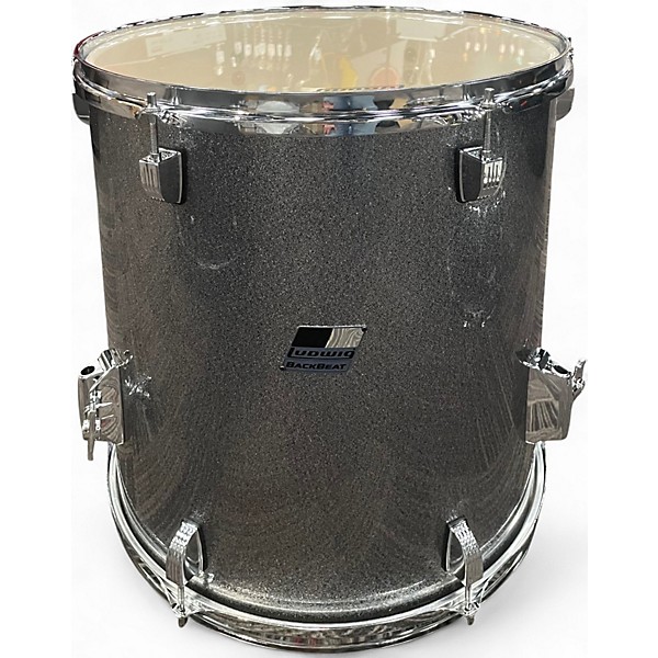 Used Ludwig 5 Piece Backbeat Silver Drum Kit