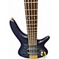 Used Ibanez SR305 5 String Blue Electric Bass Guitar