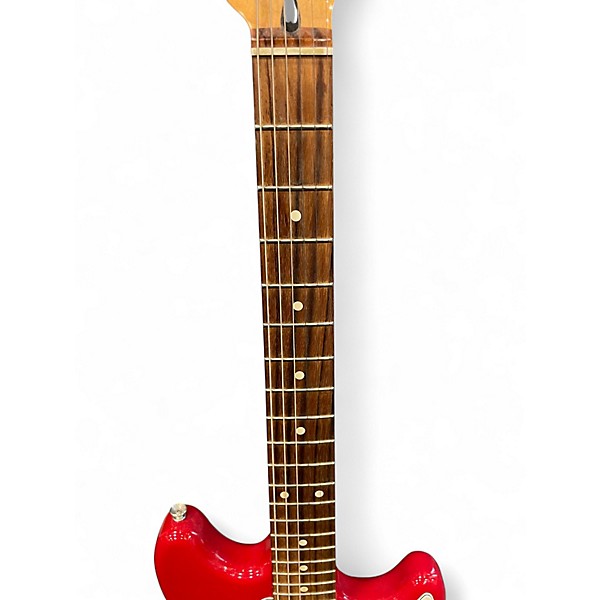 Used Fender Mustang red Solid Body Electric Guitar