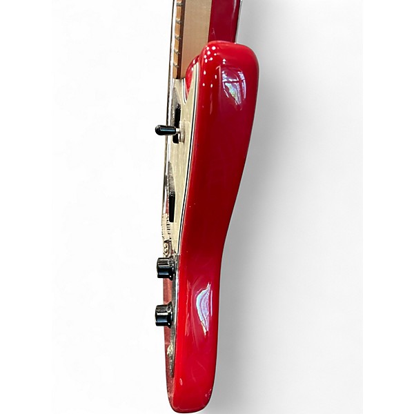 Used Fender Mustang red Solid Body Electric Guitar