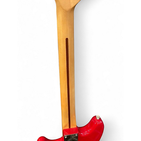 Used Fender Mustang red Solid Body Electric Guitar