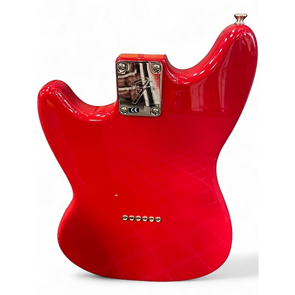 Used Fender Mustang red Solid Body Electric Guitar