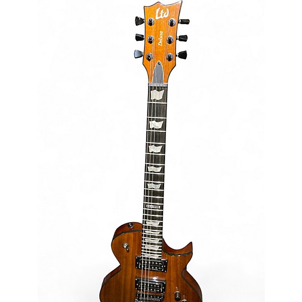 Used ESP LTD EC1000 Deluxe KOA Solid Body Electric Guitar