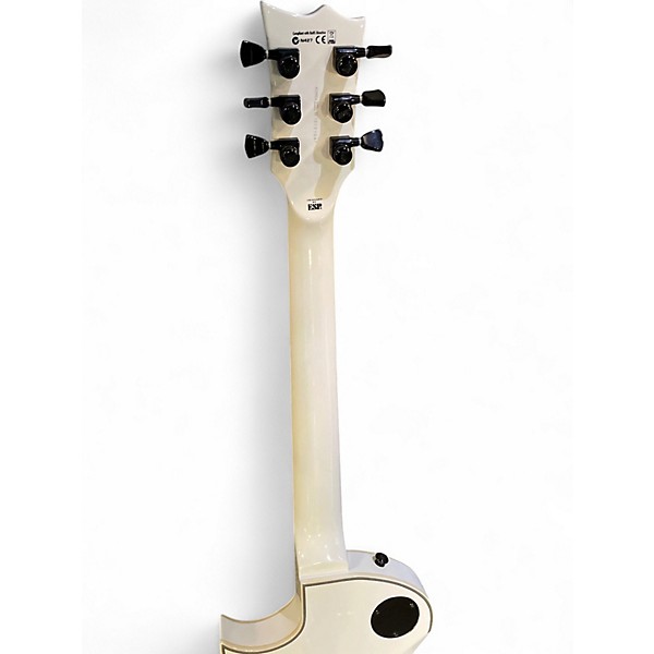 Used ESP LTD James Hetfield Signature Iron Cross White Solid Body Electric Guitar