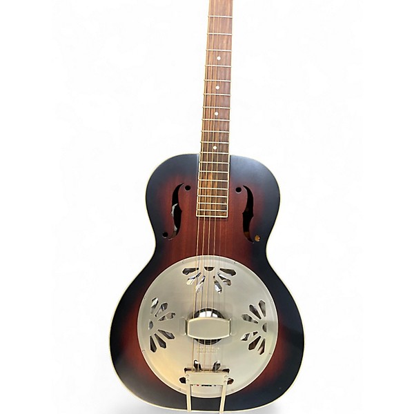 Used Gretsch Guitars G9240 Alligator Biscuit Round Neck 2 Color Sunburst Resonator Guitar